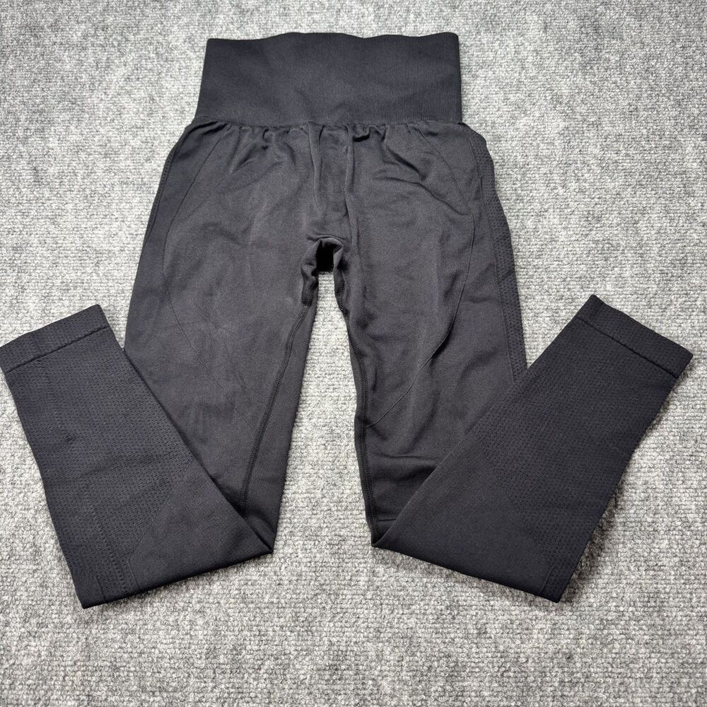 Seamless Scrunch Butt High Waisted Leggings Black Size S Yoga Gym Activewear